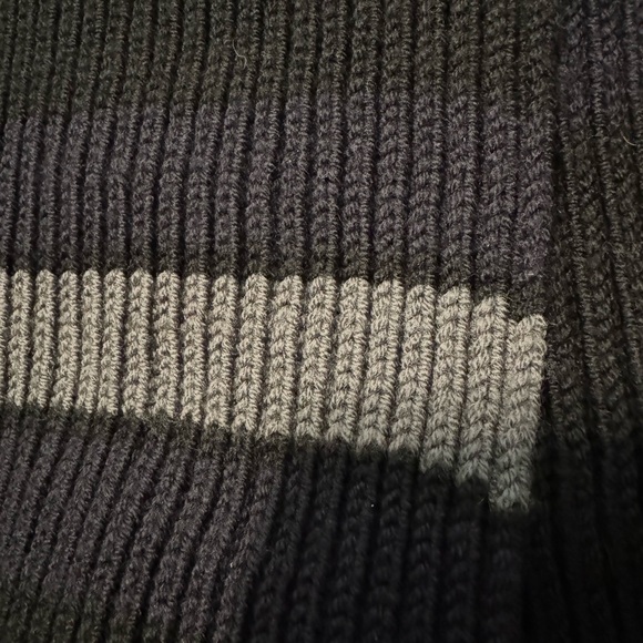 Coach Men's Black and Gray Striped Socks - Picture 4 of 4